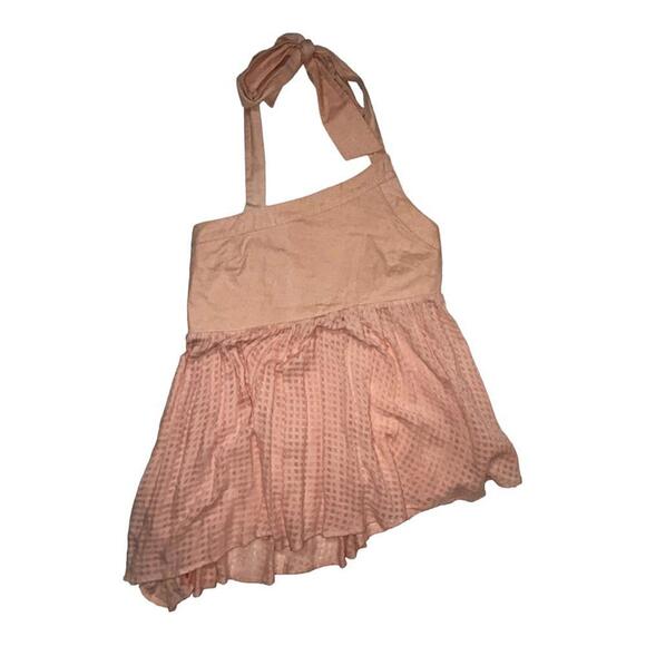 Free People l Just Cant Get Enough Halter in Relaxed Orange XS - Picture 2 of 9